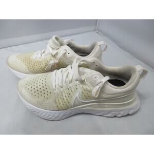 Nike React Infinity Run FK 2 CT2357-103 Mens US 8 Running Shoes White Sneakers